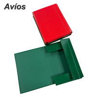 Carpeta de Archivo Tri-Plegable A4 de 30 mm con Banda Elástica, Fundas Reutilizables para Documentos, Logotipo Personalizado, Carpeta Archivadora de Oficina