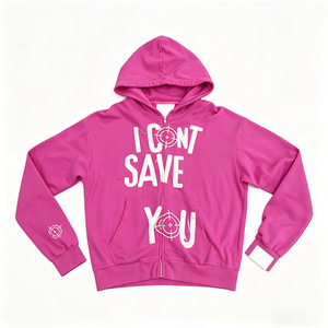<span class=keywords><strong>Felpa</strong></span> con Zip e Stampa di Lettere <span class=keywords><strong>Rosa</strong></span> per Uomo, <span class=keywords><strong>Felpa</strong></span> Streetwear in Cotone Pesante, Servizio Personalizzato OEM ODM - Product Image 4
