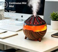 Diffuseur d'huiles essentielles avec télécommande, contrôlable par application, pour usage hôtelier, lumière LED sept couleurs, minuterie quatre niveaux, grand réservoir d'eau