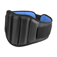 Ceinture de musculation Power Lifting Gym Fitness Bodybuilding Cuir Nylon Eva Unisexe Hommes Femmes Réglable Support Entraînement Personnalisé