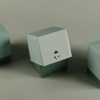 Boîte en carton de luxe recyclable à motif floral imprimé sur mesure pour cadeaux et artisanat