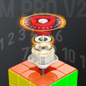 Nuevo <span class=keywords><strong>Cubo</strong></span> Mágico Magnético <span class=keywords><strong>QIYI</strong></span> M Pro V2 <span class=keywords><strong>3x3</strong></span> UV Profesional de Velocidad, Juguetes de Rompecabezas Educativos, Regalos - Product Image 4