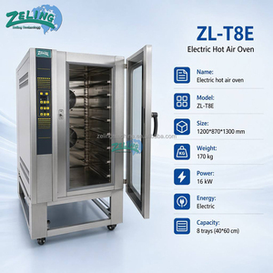 Horno de Convección Eléctrico Profesional de 8 Bandejas con 16kW de Potencia, Circulación de Aire Caliente, Control Táctil, Equipo de Horneado con Certificación CE - Product Image 1
