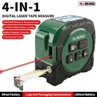 Télémètre laser numérique LED portable Keming Factory, ruban à mesurer 40M/132FT, mesure numérique laser