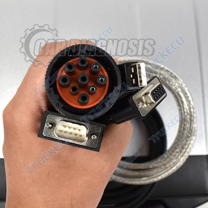 Herramienta de diagnóstico para excavadoras, camiones, bulldozers y grúas Liebherr de servicio pesado, versión 2.14.2, llave sculi, dongle DB9, kit de cable Deutsch de 9 pines. - Product Image 5