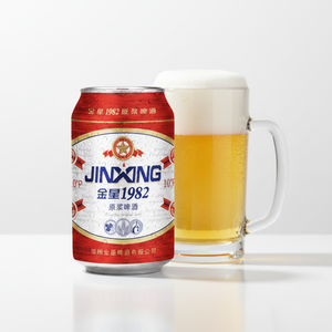 <span class=keywords><strong>Bière</strong></span> Cuite Jinxing 1982 1L en Bouteille ou en Canette 3,3% Faible Teneur en Alcool Goût Naturel Herbes Épices Ale Couleur Claire pour Bars Restaurants Hôtels Fêtes - Product Image 4