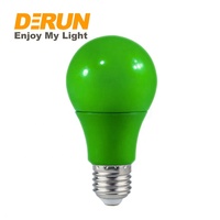 Globe décoratif led, AC/DC 12V, ampoule de couleur LED, rouge, jaune, bleu, vert, rose, A60, 5w, 7W, 9W, e27