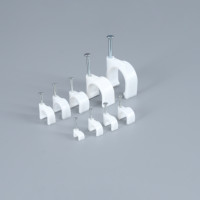 Pinces de câble en plastique de type R en nylon de haute qualité Clips de câble de tube de fil noir feu blanc personnalisé