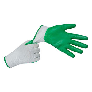 Gants de travail en coton enduits de latex lisse, fabriqués au Vietnam, GEP de sécurité, poignet tricoté élastique, pour la manutention en entrepôt, antidérapants industriels - Product Image 1