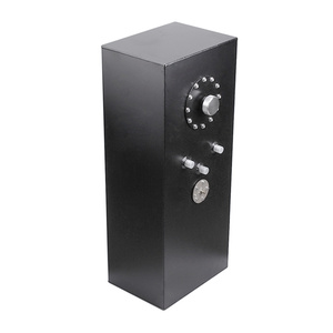 Tanque de Combustible Rectangular de Aluminio de 60L, Tanque de Combustible Modificado Universal para Autos de Carreras con Sensor de Nivel, Disponible en Negro/Plateado - Product Image 2