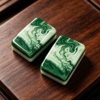 Fabricant de jeux de mahjong en résine peints à la main, avec tuiles à 1, 2, 3 ou 4 couches, supportant les commandes OEM et ODM