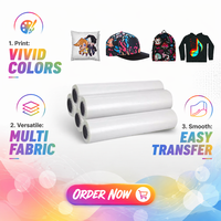 Film de transfert thermique double face haute température DTF pour encre blanche, film PET pour imprimante d'étiquettes textiles – Offre Spéciale