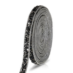 Pita berlian buatan Resin berperekat gulungan pita kristal berlian untuk dekorasi sepatu pakaian - Product Image 6