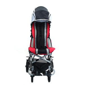 Kereta dorong anak-anak, kereta dorong merah muda dengan kerai, kursi roda nyaman untuk anak-anak, peralatan Rehabilition Manual - Product Image 1