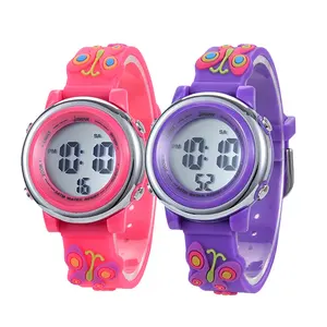 Deportes PC niños reloj de pulsera cronómetro analógico impermeable niños reloj para 3-15 años de edad dígitos niños