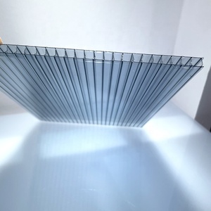 Panneaux en plastique transparent 4x8, plaques en <span class=keywords><strong>polycarbonate</strong></span> compact de 6 mm, protection UV, feuille de <span class=keywords><strong>polycarbonate</strong></span> multicouche creuse pour abri de voiture - Product Image 6
