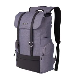 Rolltop 여러 가지 빛깔의 배낭 남자 & 여자 Daypack 노트북 가방 구획 대용량 학교 대학 여행에 이상적