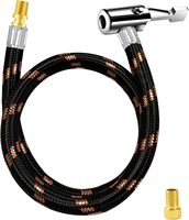 Adaptateur de tuyau de gonflage de pneu, mandrin à air avec adaptateur de tuyau tressé pour compresseur d'air