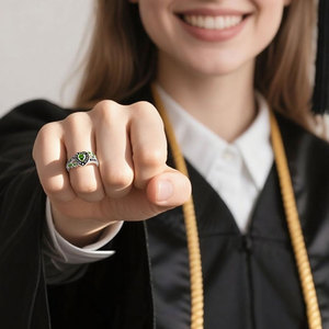 Tùy Chỉnh <span class=keywords><strong>2025</strong></span> Trường Trung Học Lớp Nhẫn Với Birthstone-Cao Đẳng & Đại Học Vòng Tốt Nghiệp Cho Phụ Nữ, Bạn Gái, Con Gái - Product Image 5