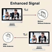 Antenne 4G LTE 35dBi double TS9 CRC9 à ventouse, amplificateur de signal pour modem routeur, câble en cuivre RG174 de 2M, antenne panneau omnidirectionnelle