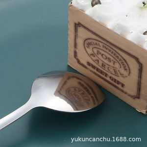 Stainless Steel Korean Style Long Handle <b>Spoon</b> Food Grade Material Dessert <b>Coffee</b> Stirring <b>Spoon</b> Restaurant Home Use - Product Image 5