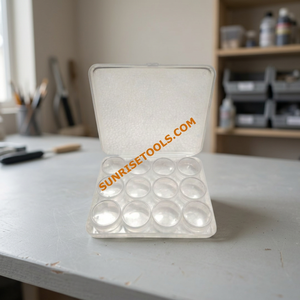 SUNTOOLS/STIPL Modèle 714B Kit de test de bijoux en plastique transparent avec poids pour balances à or, boîte en bois, mesure de la pureté des métaux - Product Image 5