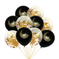 Ensemble de ballons gonflables en Latex Eid Mubarak Ramadan, confettis à paillettes, décoration de fête musulmane, offre spéciale
