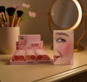 Palette de fard à joues Saniye E0246, maquillage mat pour le visage, haute pigmentation, pour les tons de peau clairs, taille normale - Product Image 2