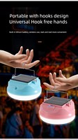 Lampe mobile de nuit d'urgence à LED rechargeable par USB Corps en ABS Prix d'usine Lampes de camping