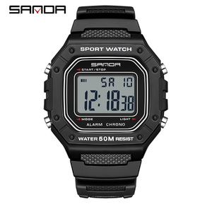 <span class=keywords><strong>Orologio</strong></span> sportivo SANDA 2156 moda uomo <span class=keywords><strong>orologio</strong></span> elettronico resistente all'acqua grande quadrante Led <span class=keywords><strong>orologio</strong></span> <span class=keywords><strong>digitale</strong></span> <span class=keywords><strong>da</strong></span> <span class=keywords><strong>polso</strong></span> cronometri per uomo - Product Image 2