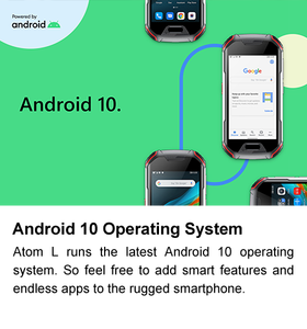 Unihertz Atom <span class=keywords><strong>L</strong></span> 6GB+128GB, Smartphone Robusto Sbloccato 4\" Android 10 Ricarica Rapida Fotocamera 48 MP 4300mAh Impronta Digitale Dual Sim NFC - Product Image 4