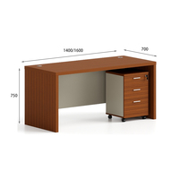 Bureaux de travail modernes avec tiroirs, ensemble de mobilier de bureau exécutif pour salle, base de table, personnalisation d'usine de meubles