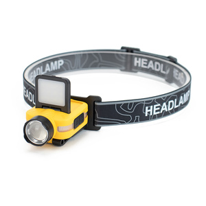 Nouvelle lampe frontale LED rechargeable à laser blanc, réglable multi-angles, avec affichage numérique, étanche, portable, à capteur, à clipser sur casquette - Product Image 1