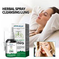 Spray nettoyant à base de plantes pour la détoxification des poumons pour les fumeurs, décongestionnant nasal, solution anti-ronflement, spray anti-ronflement, soulagement du nez