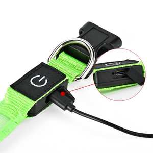 <span class=keywords><strong>Collar</strong></span> de alta calidad con luces LED para perros y mascotas, <span class=keywords><strong>collar</strong></span> ajustable de poliéster que brilla en la noche para mascotas, perros, gatos, cachorros, <span class=keywords><strong>collar</strong></span> intermitente luminoso seguro - Product Image 5