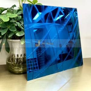 แผ่นโลหะเคลือบ PVD หลายสีสำหรับประตูลิฟต์แผ่นสแตนเลสลายเลเซอร์ไฮเอนด์ C95สำเร็จ - Product Image 4