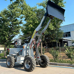 VOLNOS roue à essence électrique auto-chargeur frontal pour petite ferme Chargeur agricole électrique au lithium 4wd avec accessoires Bulldozer - Product Image 1