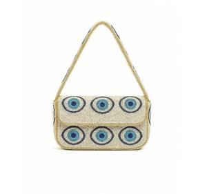 Beautiful Seed Beads <b>Beaded</b> Embroidery Crossbody <b>Handbag</b> With Adjustable Strap And Handcrafted Details For Timeless Style - Product Image 3