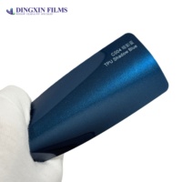 Film de protection de carrosserie automobile auto-cicatrisant en TPU 7,5 mil, bleu ombre, brillant intense, résistant aux rayures, service OEM, vente en gros, approvisionnement direct usine