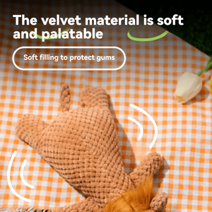 Tùy chỉnh lớn Con Chó Nhỏ nhai Đồ chơi nhồi bông sang trọng Crinkle kêu cót két PET PUPPY tương tác có thể giặt đồ chơi bền vững hung hăng chewers - Product Image 5