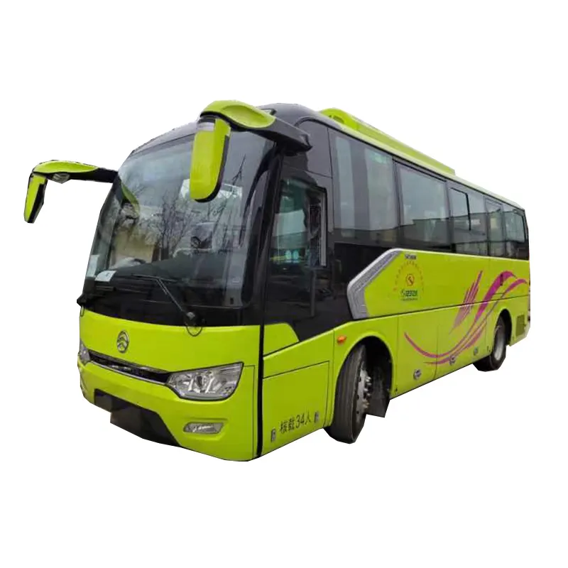 2023, золотой дракон, 34 места, 8 м, Подержанный автобус, электрический автобус евро 5, использованный роскошный автобус для Китая