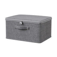 Nouveau produit en gros organisateur empilable multifonction organisateur de tissu pliable stockage organisateur de vêtements durables avec couvercle