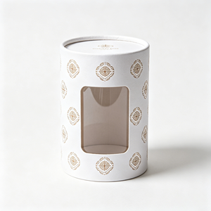 Caja cilíndrica redonda personalizada con ventana visible, impresión personalizada para envasado de granos de café y productos secos, promoción de marca - Product Image 5