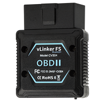 Vgate Vlinker FS BT Scanner OBD2 professionnel pour la plupart des voitures 12V pour iOS Android