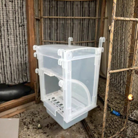 Distributeur automatique de nourriture pour oiseaux KWS en plastique avec écran LCD et réglage de l'heure pour perroquets, pigeons et autres oiseaux – Bols pour cage à oiseaux