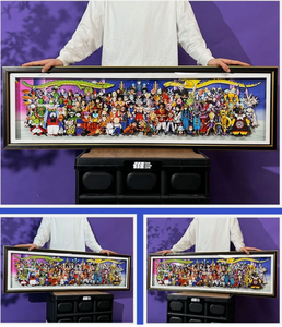 Bán buôn Luffy Zoro tất cả các nhân vật rồng con trai Goku Vegeta Buu jujutsu kaisen gojo 3D khung ảnh hình ảnh Đèn Anime nightlight - Product Image 4