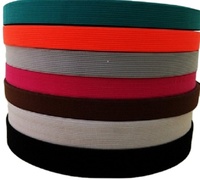 Bande de bordure personnalisée en usine, sangle élastique, 100% coton, chevrons, bande élastique, crochet