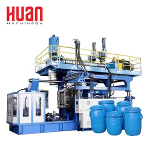 Hdpe Drum Extrusion Blow Molding Machine 220L 55gallon 250L Pe Hdpe Petg Plastic Drum Plastic 200L Jerrycan Extrusion Blowing Blow Moulding Molding Make Machine