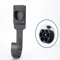Nuevo Soporte para Cargador de Vehículos Eléctricos, Funda para Conector SAE J1772, Tipo 2 GB/T, Gancho en J, Soporte de Pared para Cable de Carga