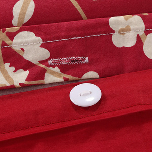 Lớn Màu Đỏ Vua Kích thước tấm Ga Trải Giường Ai Cập bộ đồ giường <span class=keywords><strong>cotton</strong></span> dành cho người lớn Nhóm 4 mảnh sang trọng Duvet cover bedding Set bán buôn - Product Image 4